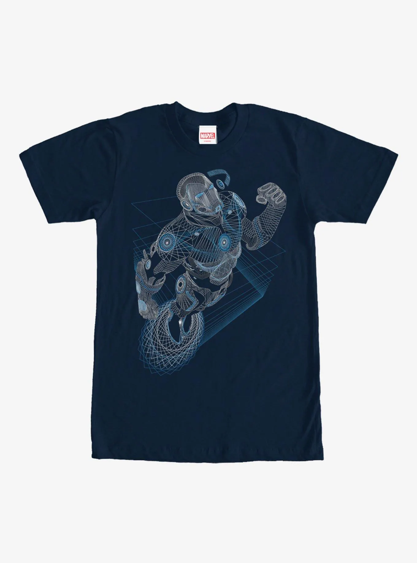 Hot Topic Marvel Iron Man Geometric T-Shirt