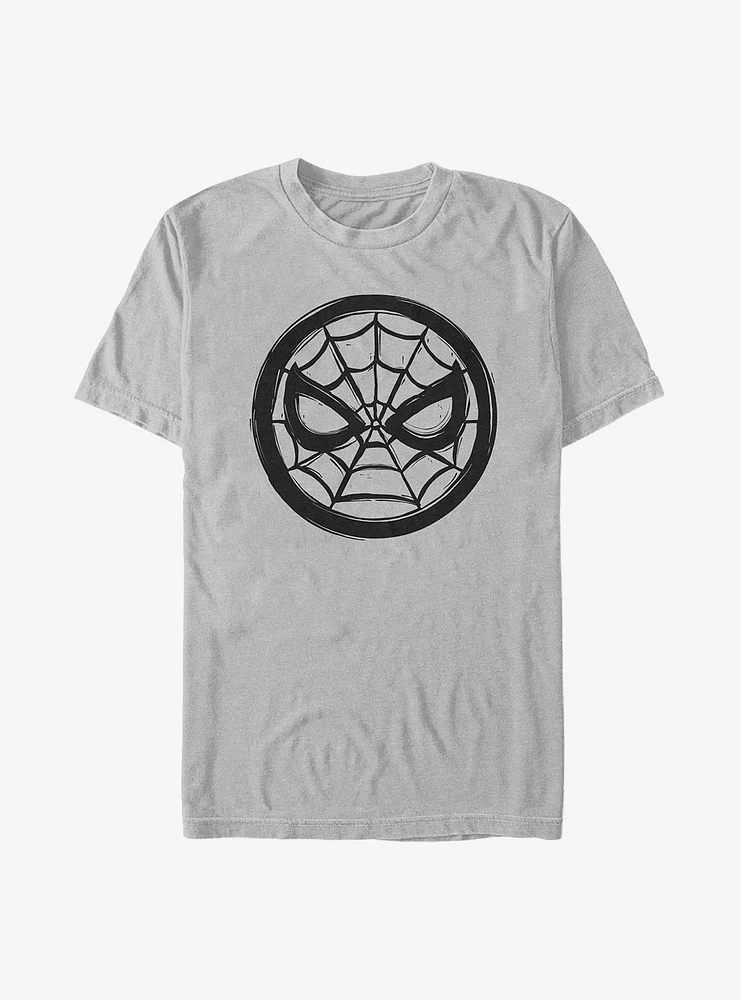 Hot Topic Marvel Spider-Man Woodcut T-Shirt