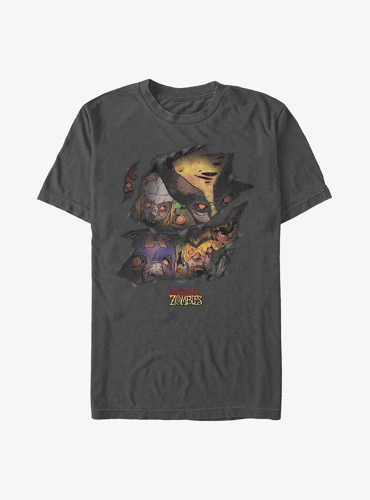 Hot Topic Marvel Zombies Zombie Scratch T-Shirt