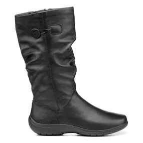 Hotter Womens Derrymore Ii Leather Wide Fit Boots