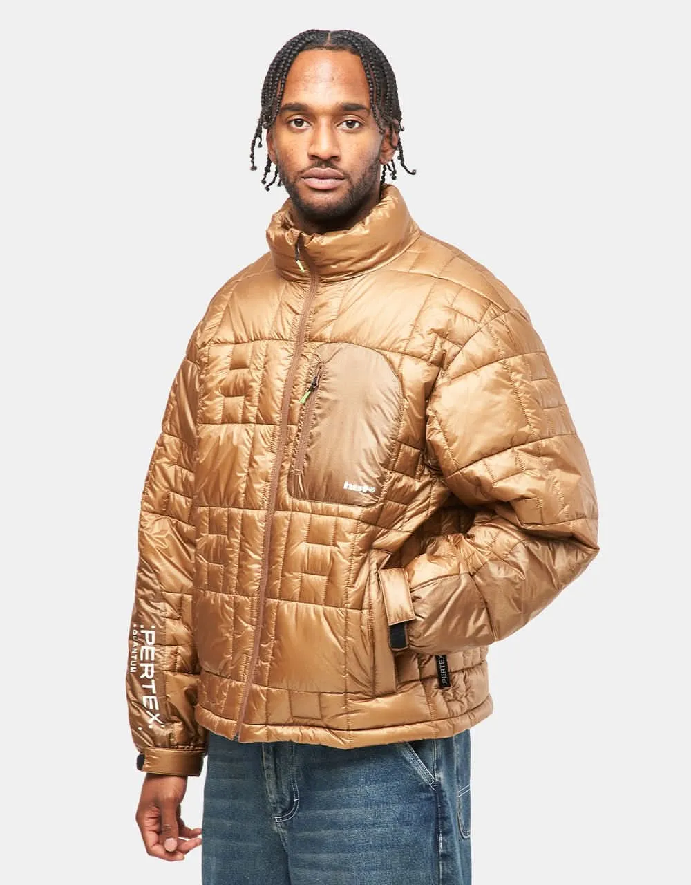 HUF Pertex Puffer Jacket - Russet