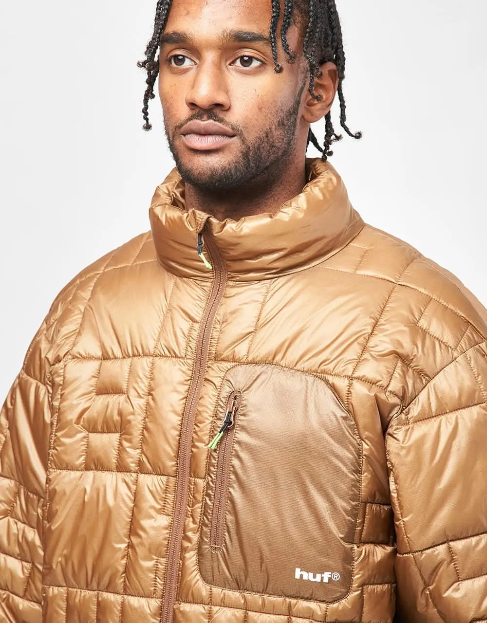 HUF Pertex Puffer Jacket - Russet