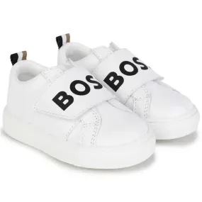 Hugo Boss Baby - Velcro Low Sneakers, White