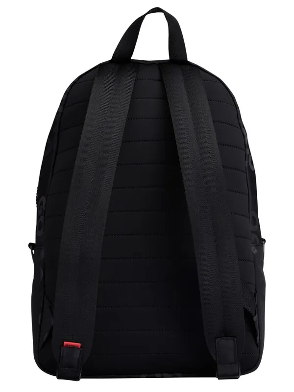 HUGO Ethon 2.0 Multi Logo Backpack - Black