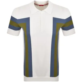 HUGO Spolo Knit Polo White