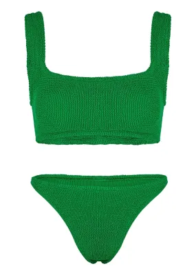 HUNZA G Xandra seersucker bikini -                         -                     -                