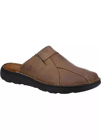 Hush Puppies Brown Carson Mule Sandals | Grattan