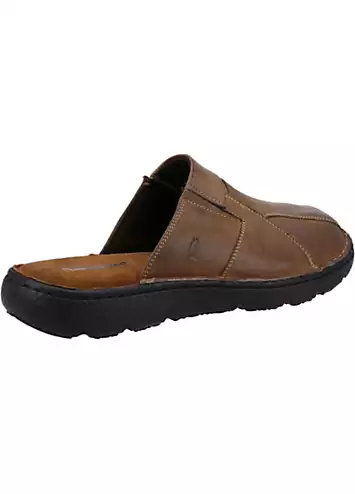 Hush Puppies Brown Carson Mule Sandals | Grattan