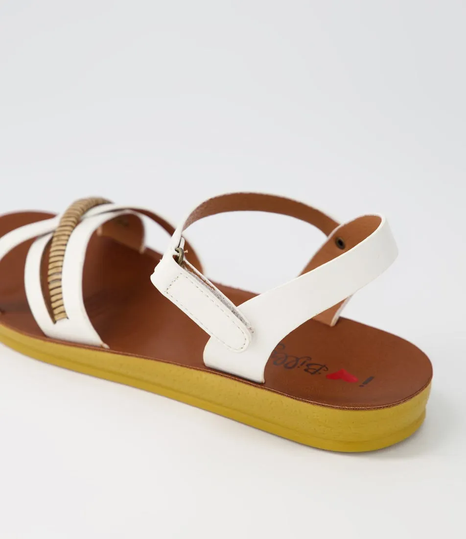 I LOVE BILLY Kelia White Mix Sandals