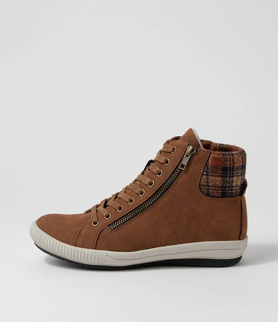 I LOVE BILLY Mustine Tan Sneakers