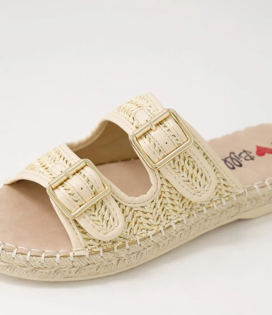 I LOVE BILLY Poppi Beige Multi Sandals