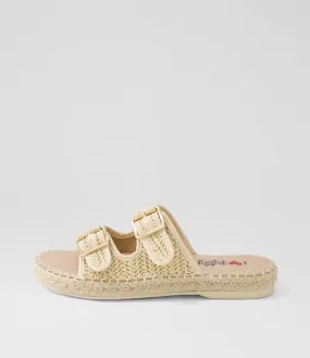 I LOVE BILLY Poppi Beige Multi Sandals