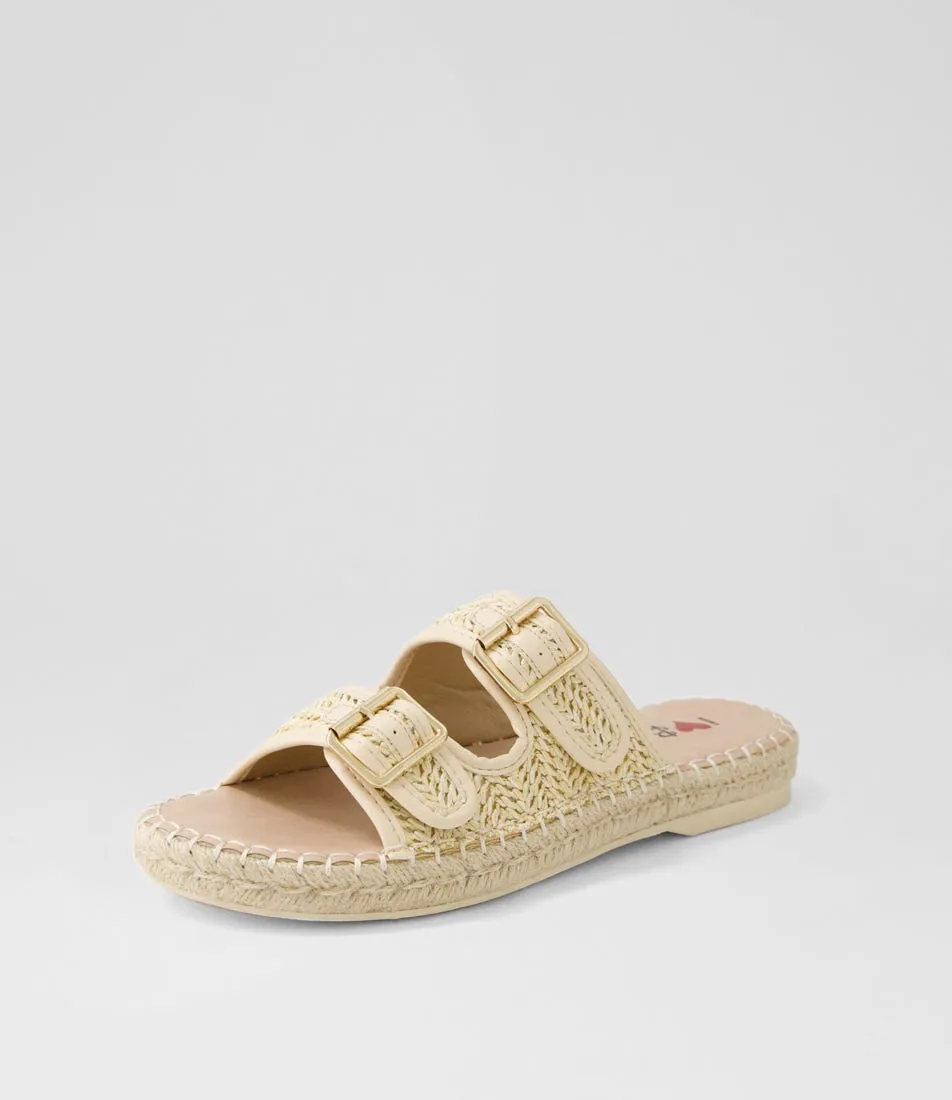 I LOVE BILLY Poppi Beige Multi Sandals