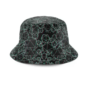 Icosahedron Madness Glitch Bucket Hat