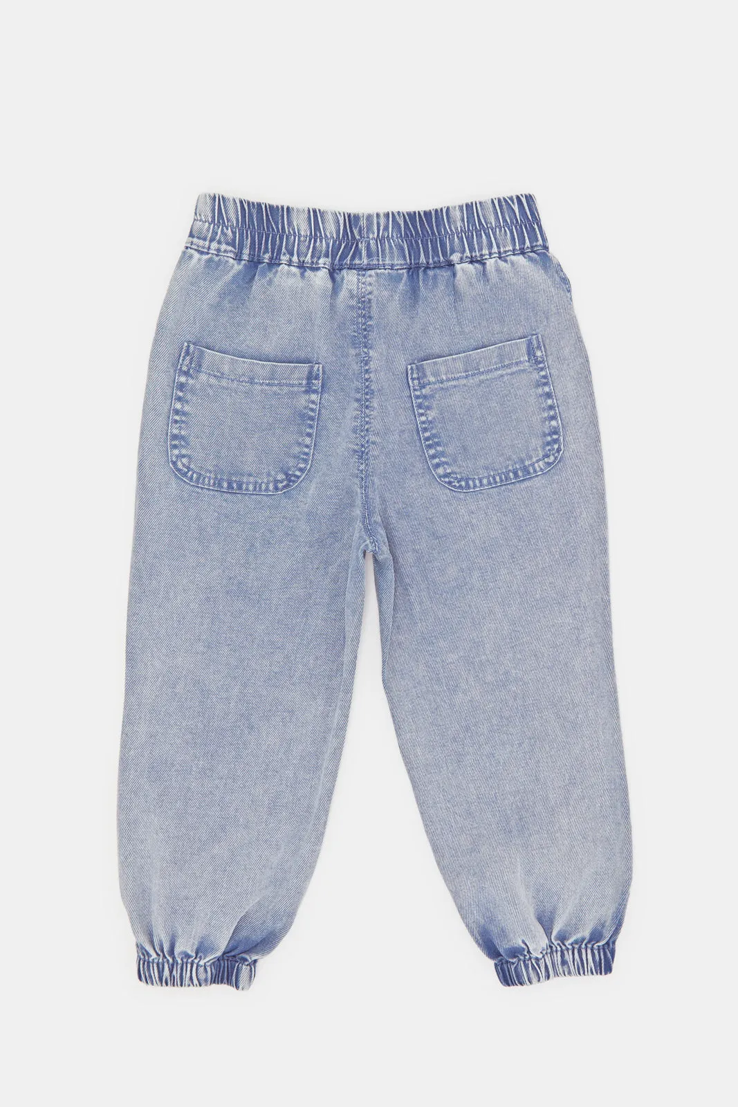 Infant Girls Blue Baggy Jeans