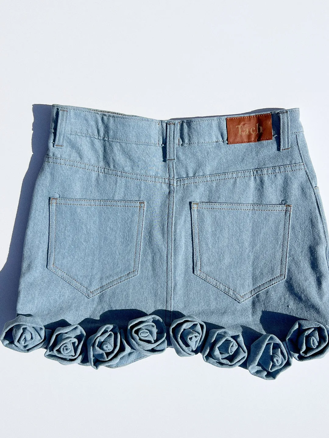 Ira Roses Skirt - Denim