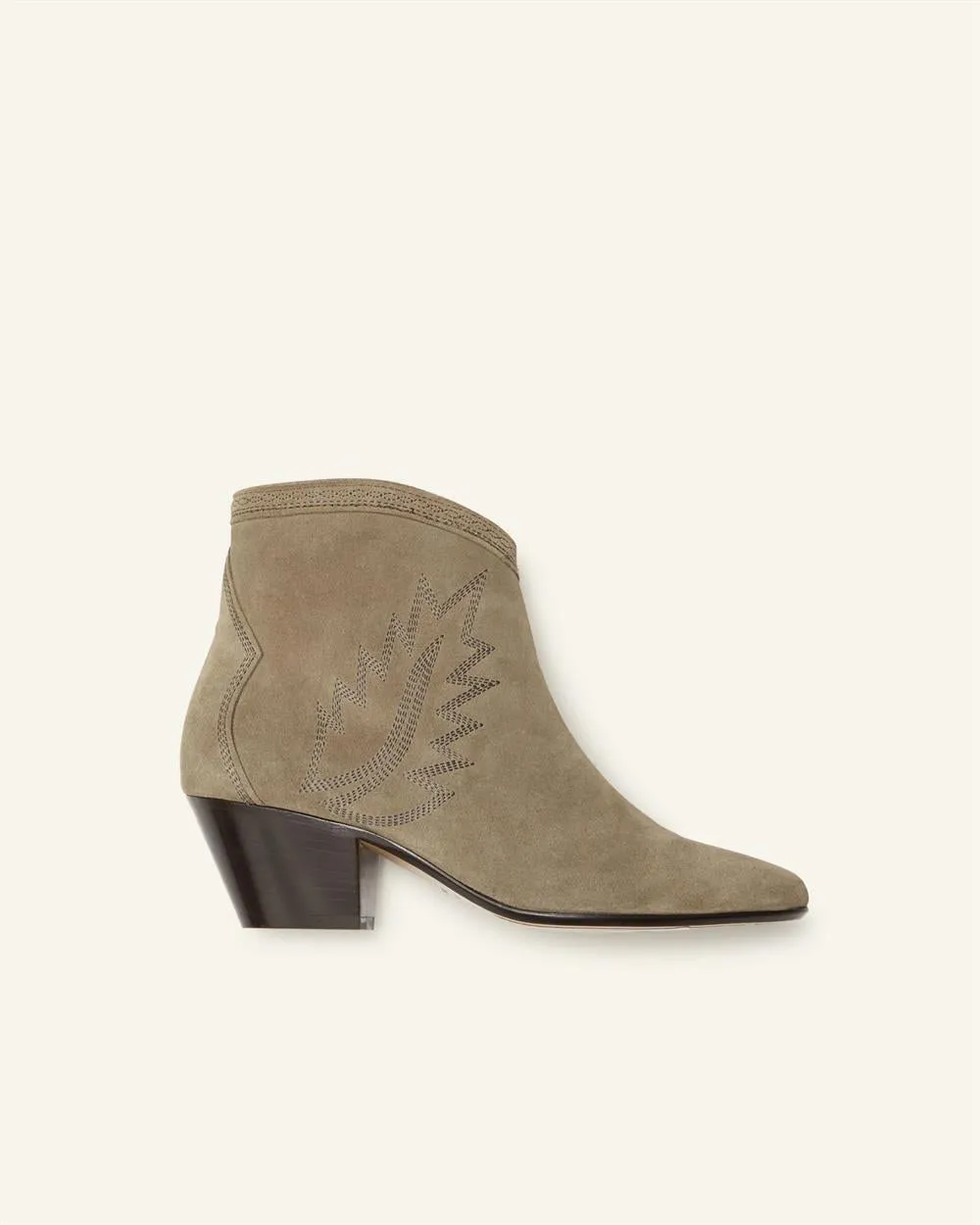 Isabel Marant Womens Dacken Boots in Taupe