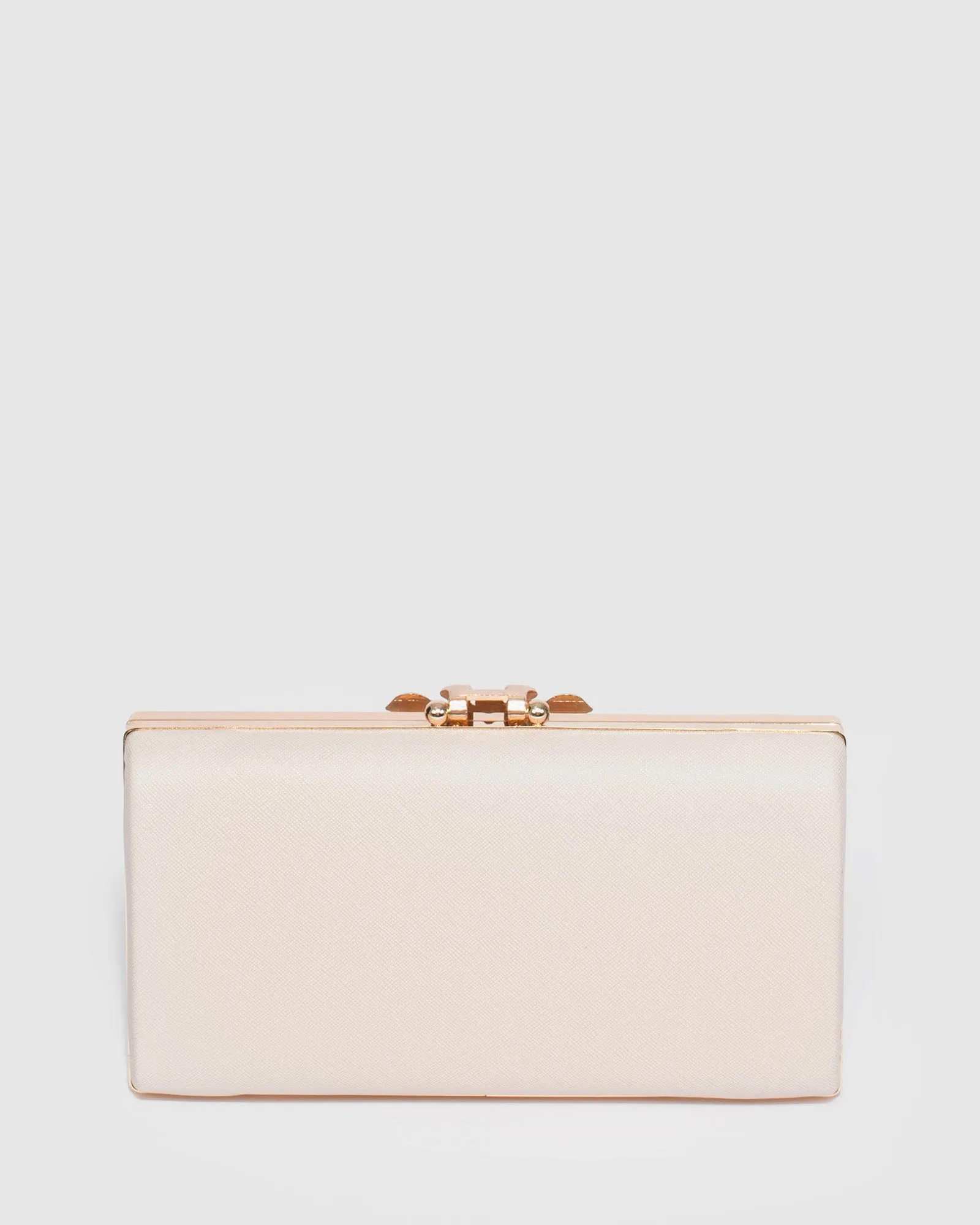 Ivory Victoria Clip Clutch Bag