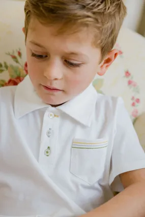 Jackson Polo in White