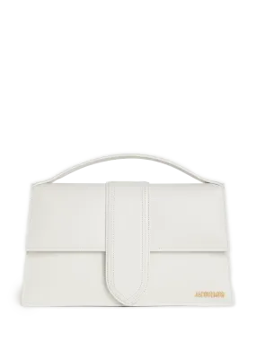 JACQUEMUS  Le Bambinou leather bag - White