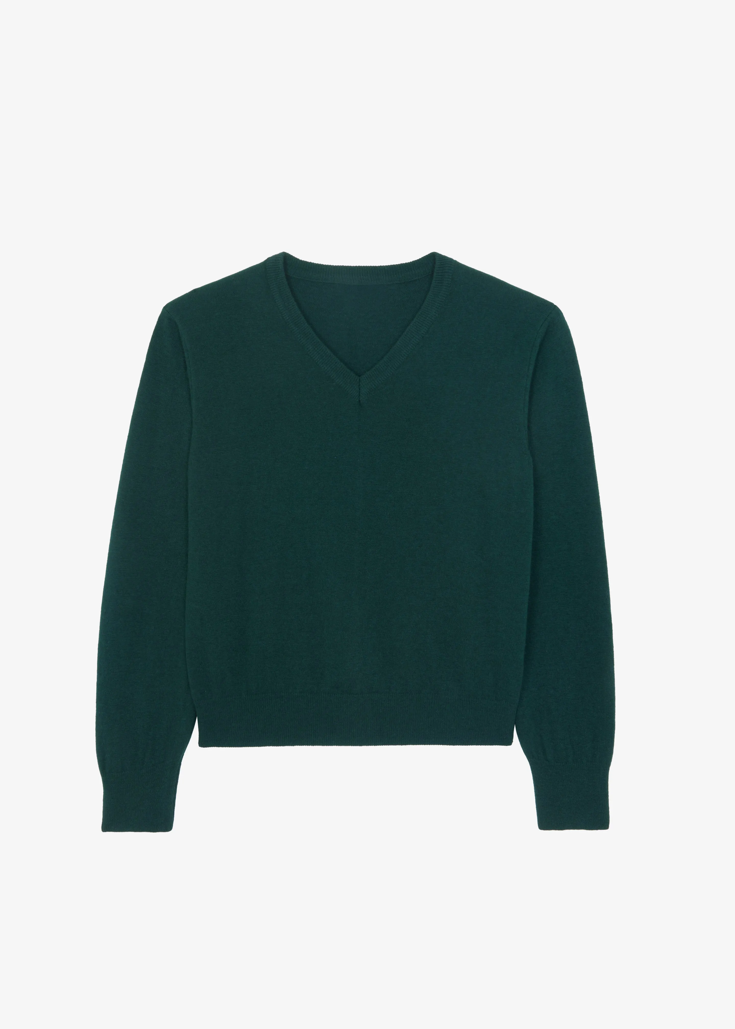 Jada V-Neck Sweater - Forest Green