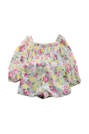 Janie & Jack Long Sleeve Romper 2T