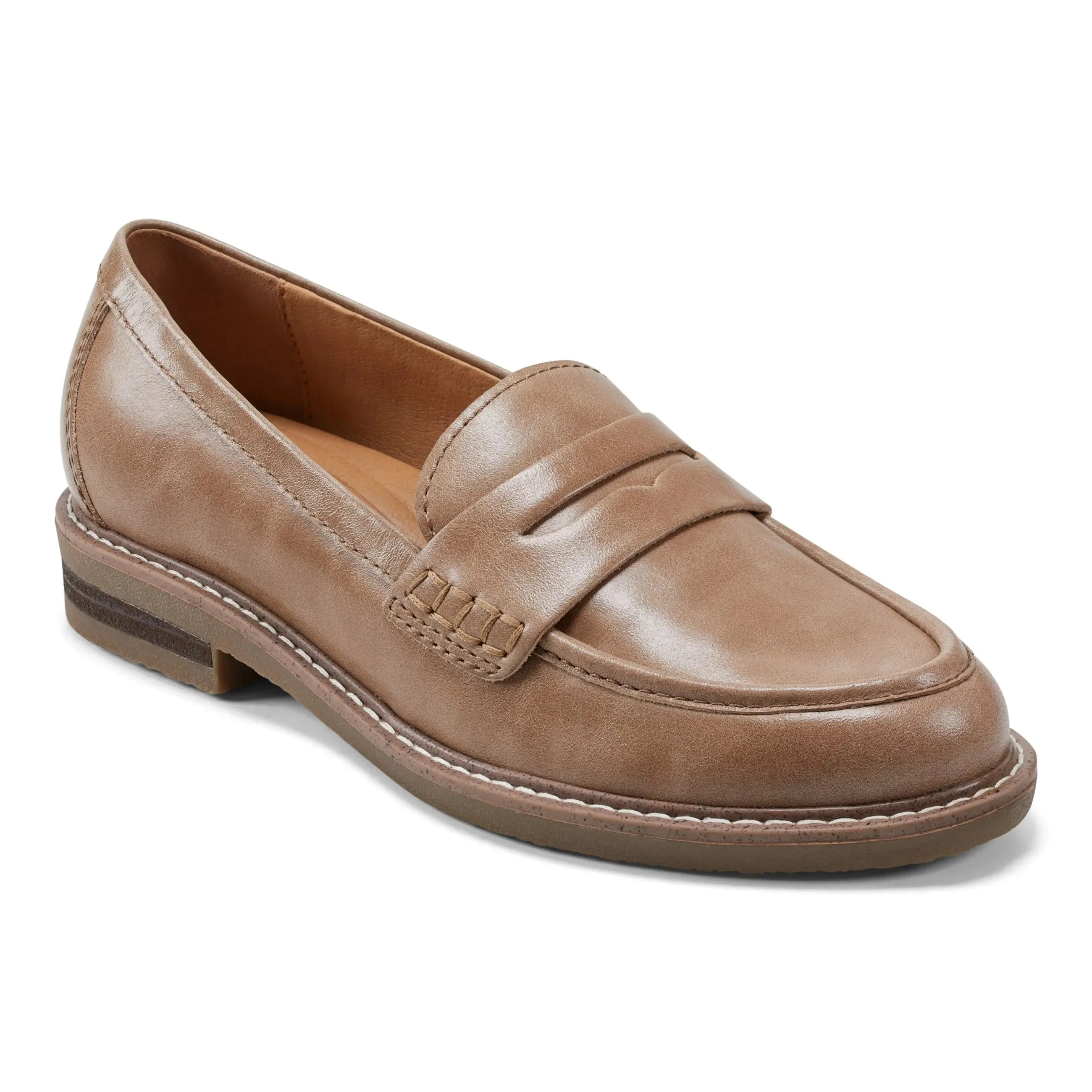 Javas Round Toe Casual Slip-on Penny Loafers