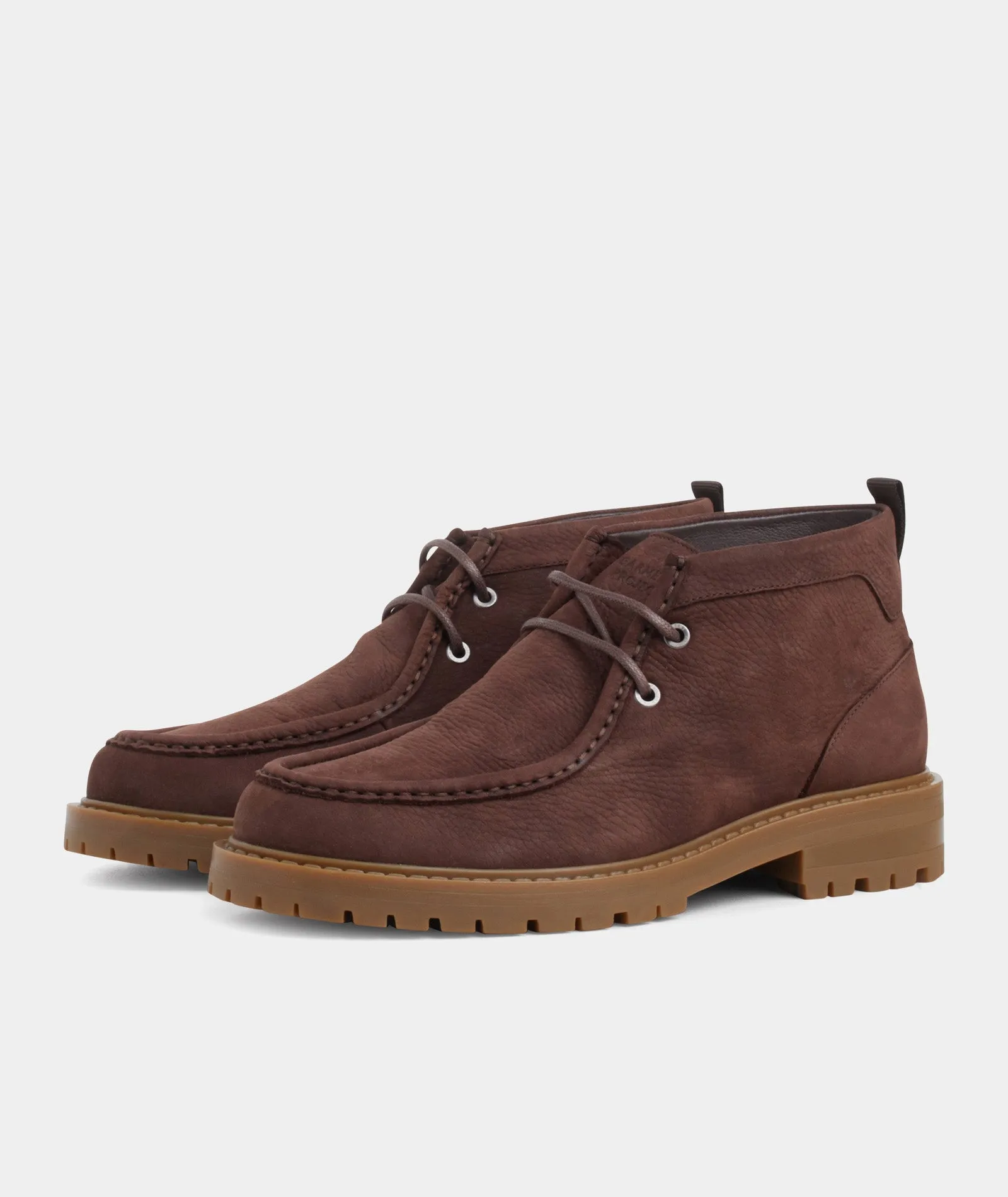 Jaz Mid Top - Brown Tumbled Nubuck