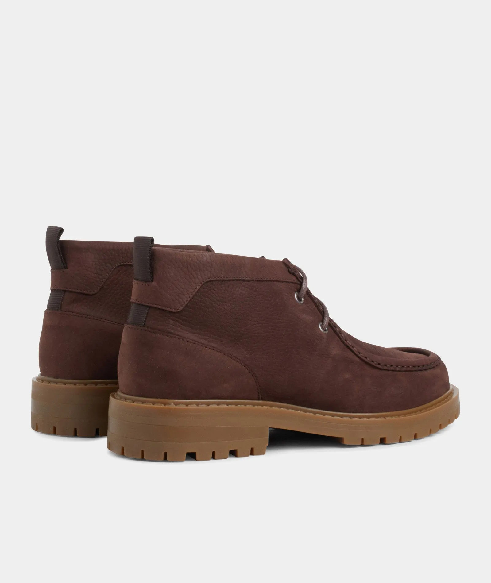 Jaz Mid Top - Brown Tumbled Nubuck