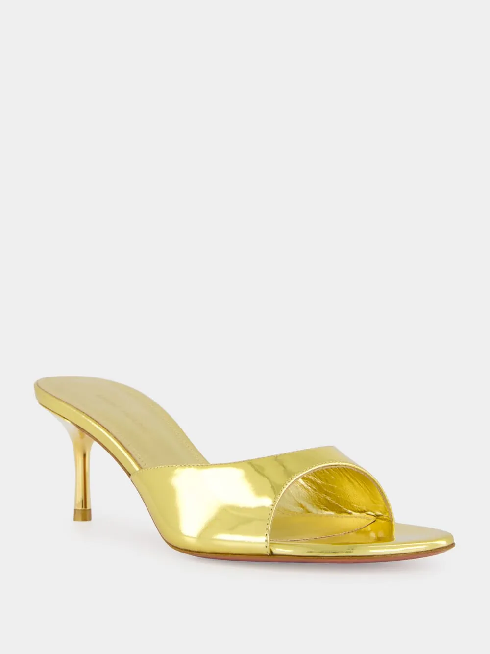 Jeanne Gold Mirror 60mm Slippers