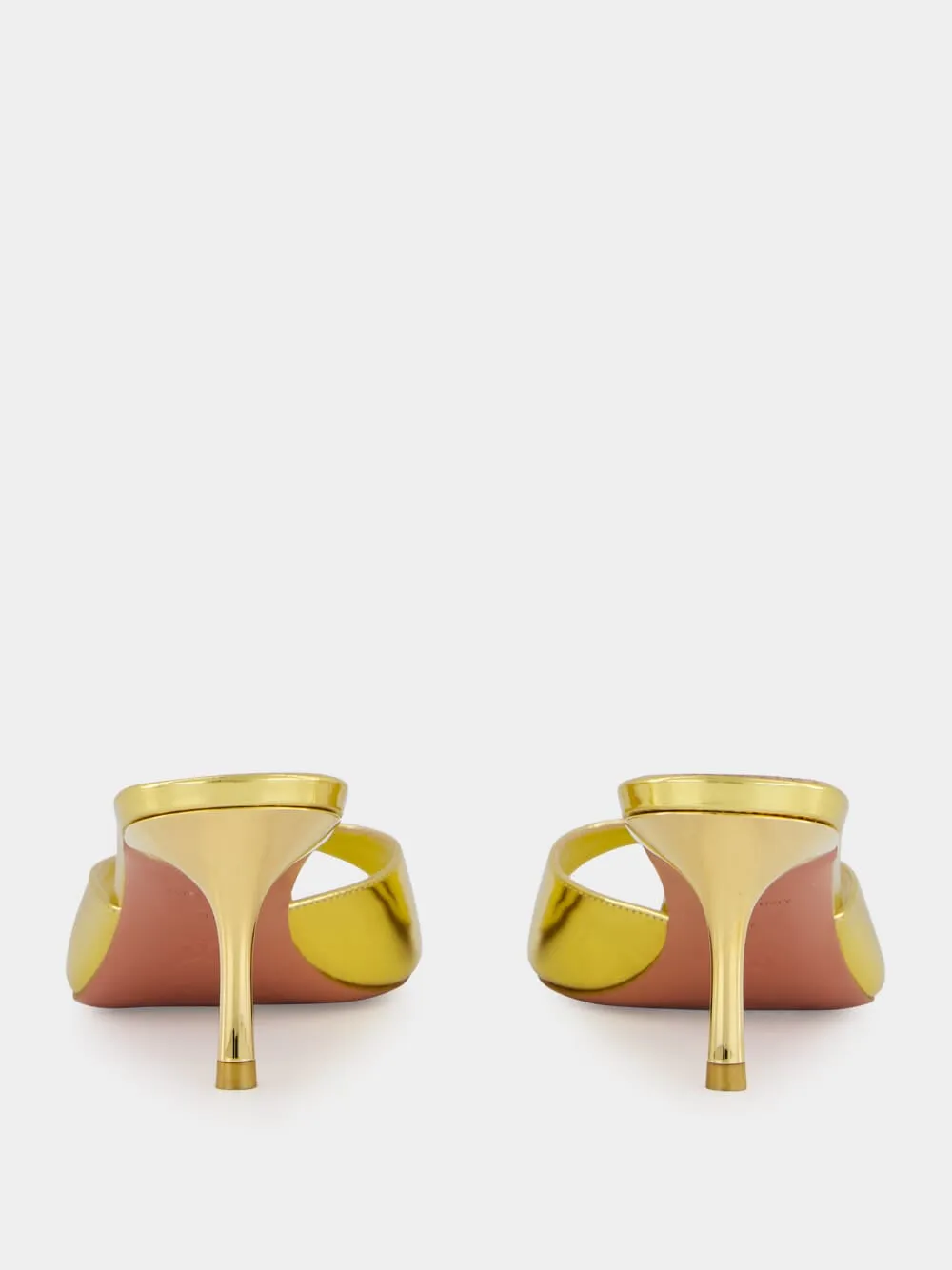 Jeanne Gold Mirror 60mm Slippers