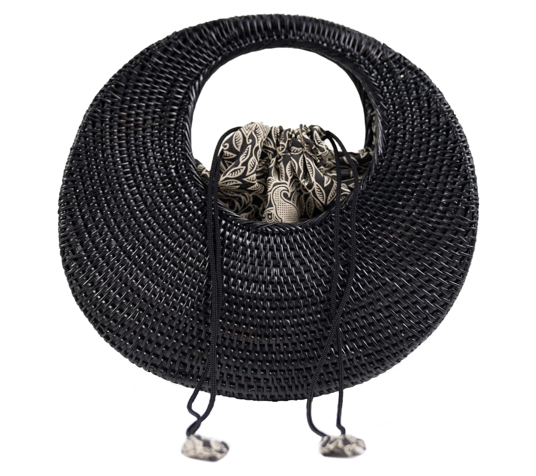 Jelavu Felicity Rattan Sculptural Bag