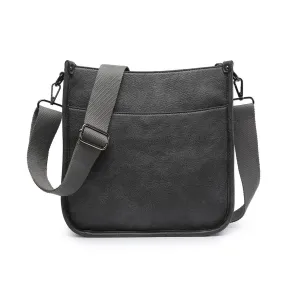 JEN & CO POSIE CROSSBODY BAG CHARCOAL