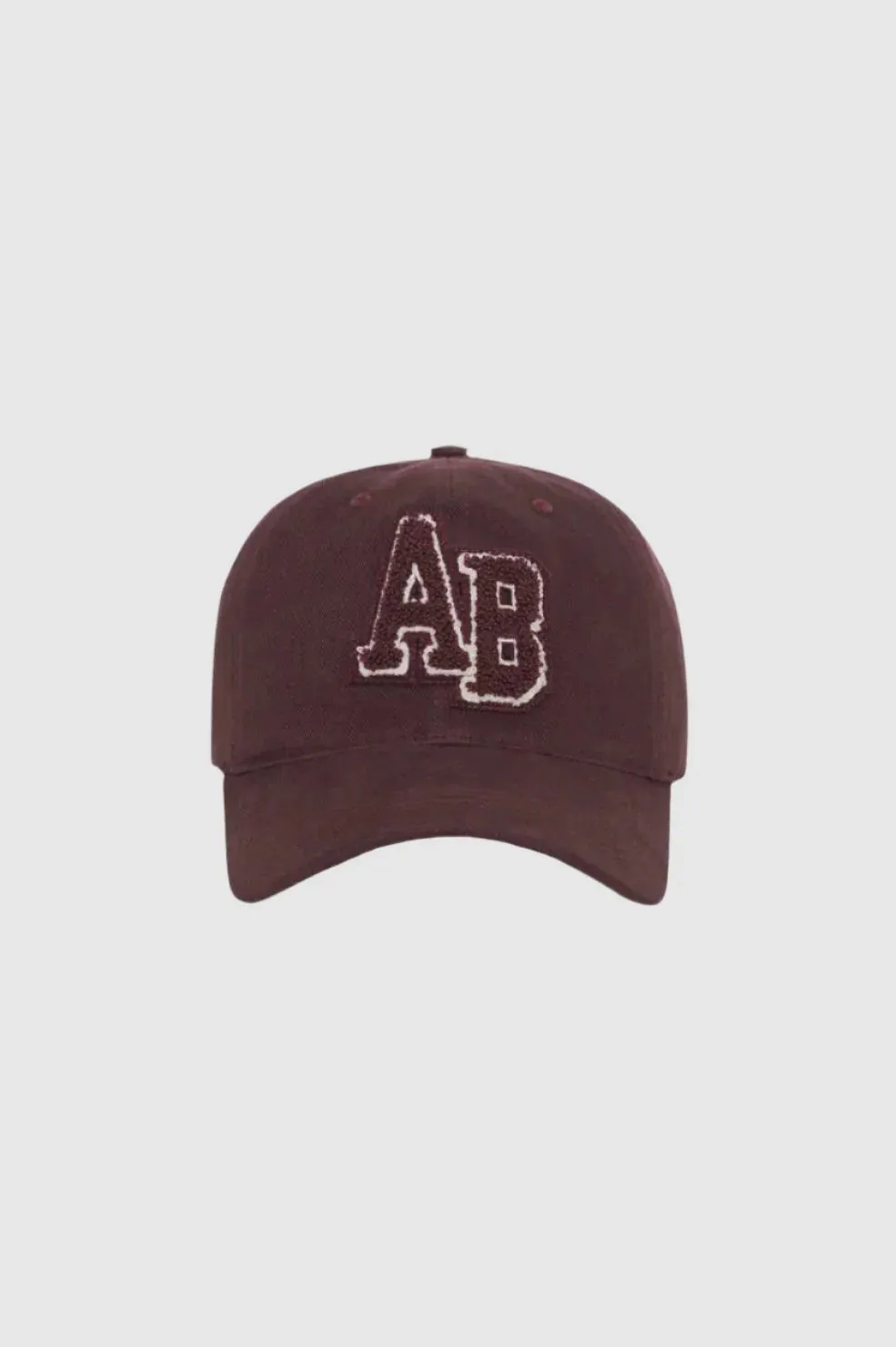 Jeremy Baseball Cap Letterman in Burgundy