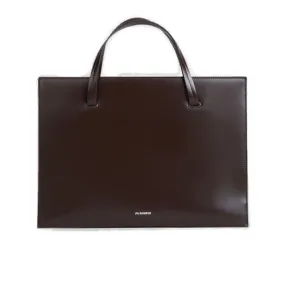 Jil Sander Logo Printed Tote Bag