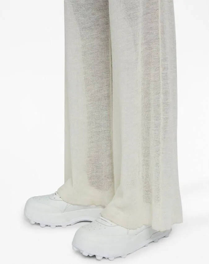 Jil Sander tonal leather sneakers White