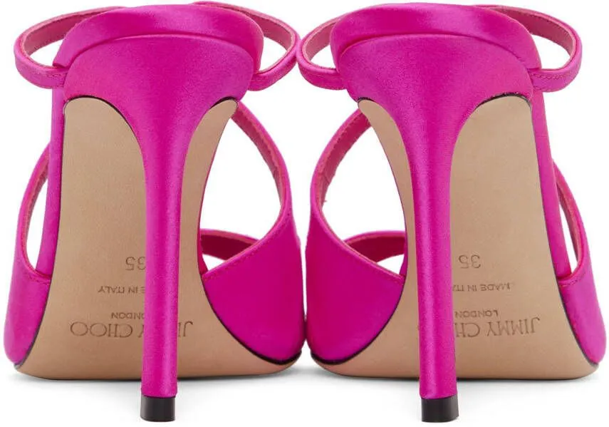 Jimmy Choo Pink Anise 95 Sandals