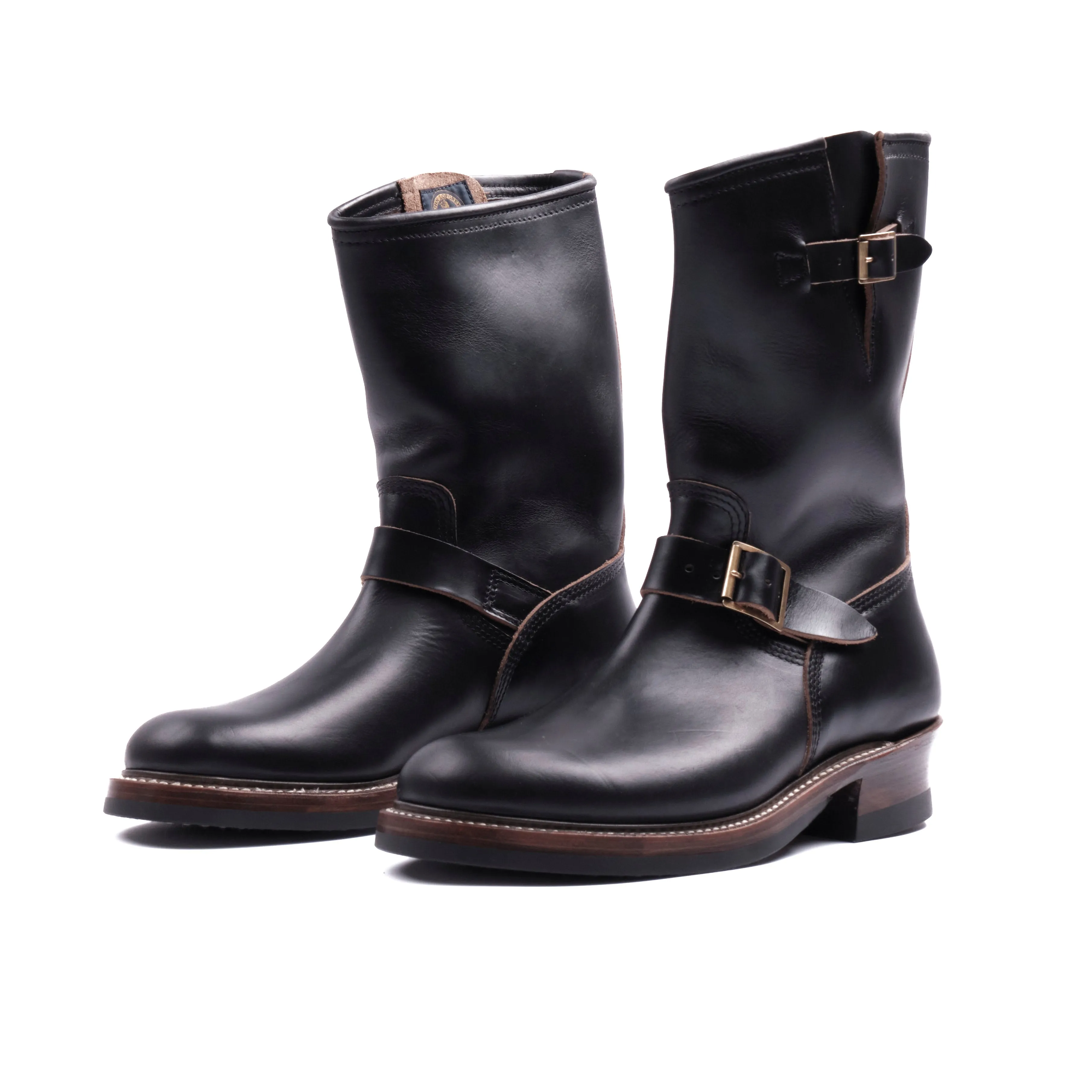 John Lofgren Wabash Engineer Boots Horween Chromexcel Black