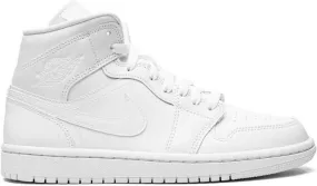 Jordan Air 1 Mid Triple White 2022 sneakers
