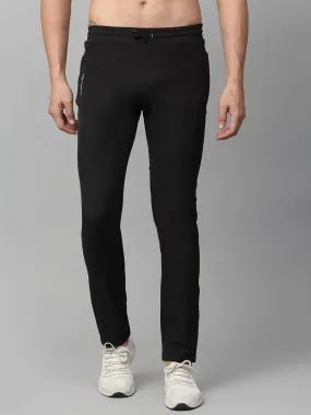 JUMP USA Men Black Slim Fit Active Wear Joggers
