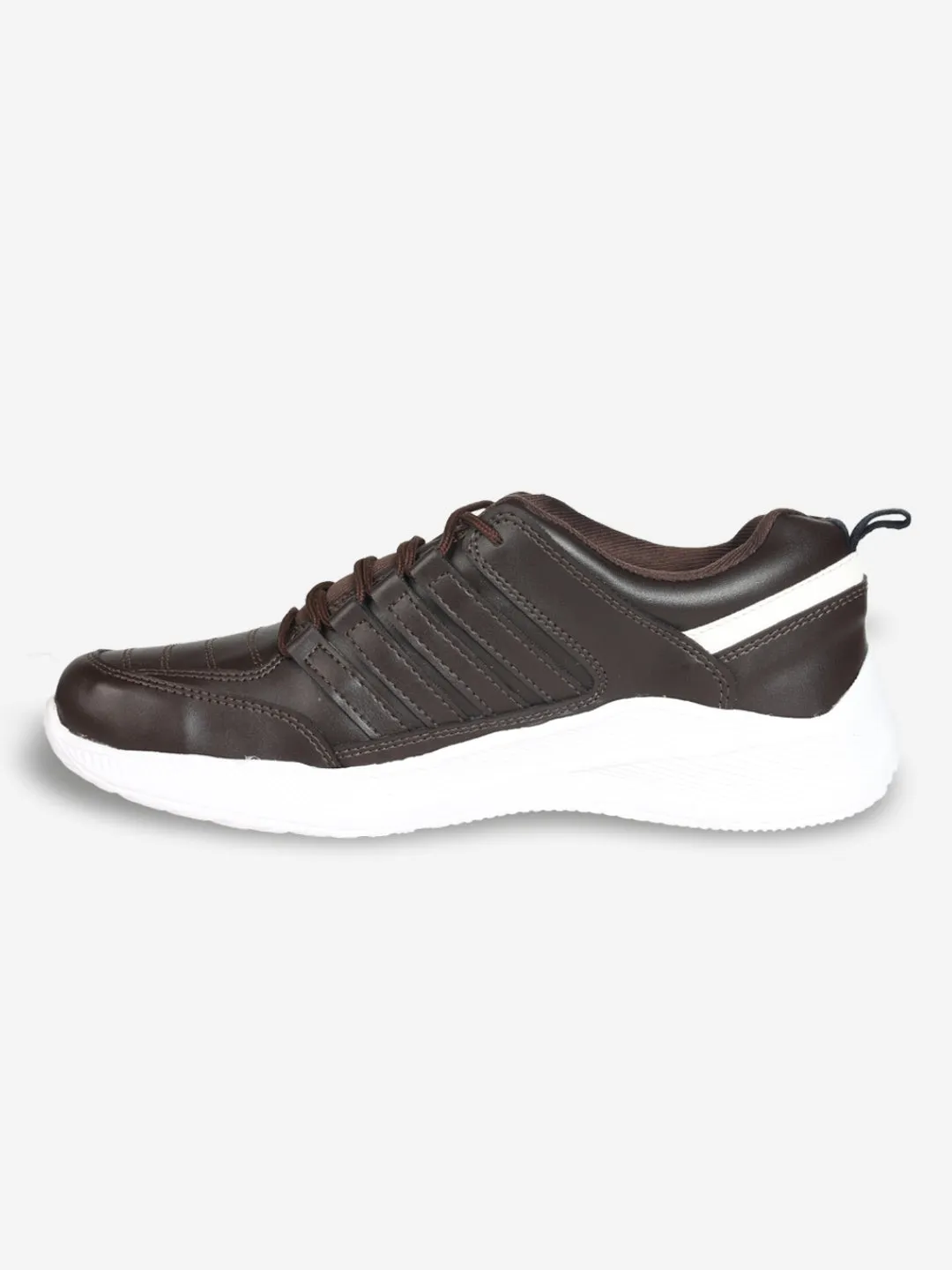 JUMP USA Men's Brown Artemis Sports Running Shoes