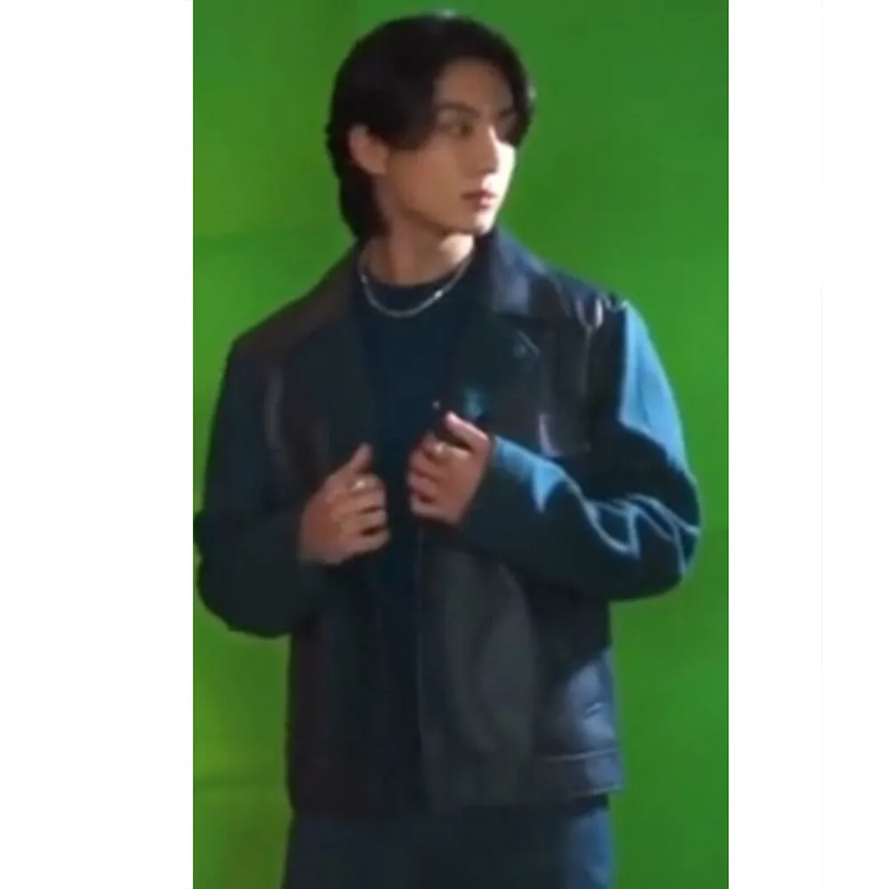 Jung Kook FIFA World Cup BTS Leather Jacket