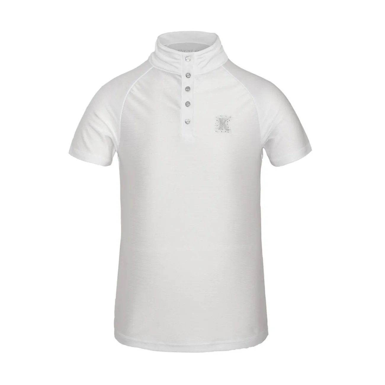 JUNIOR COMPETITION POLO SHIRT BAILIA WHITE 