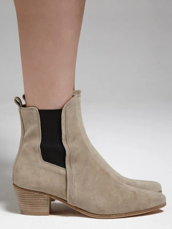 Kate Chelsea Boot - GREY/BEIGE
