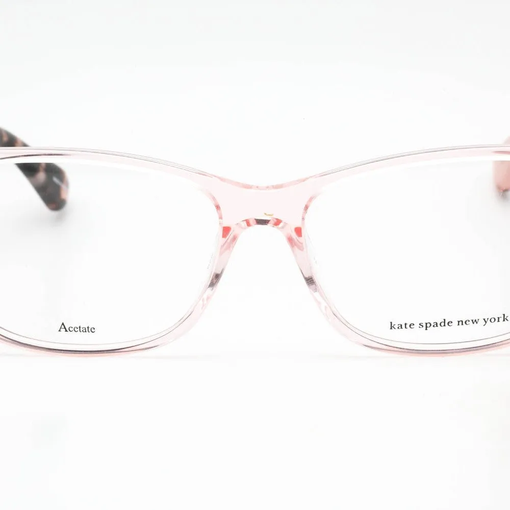 Kate Spade Calley Eyeglasses Pink Havana / clear demo lens