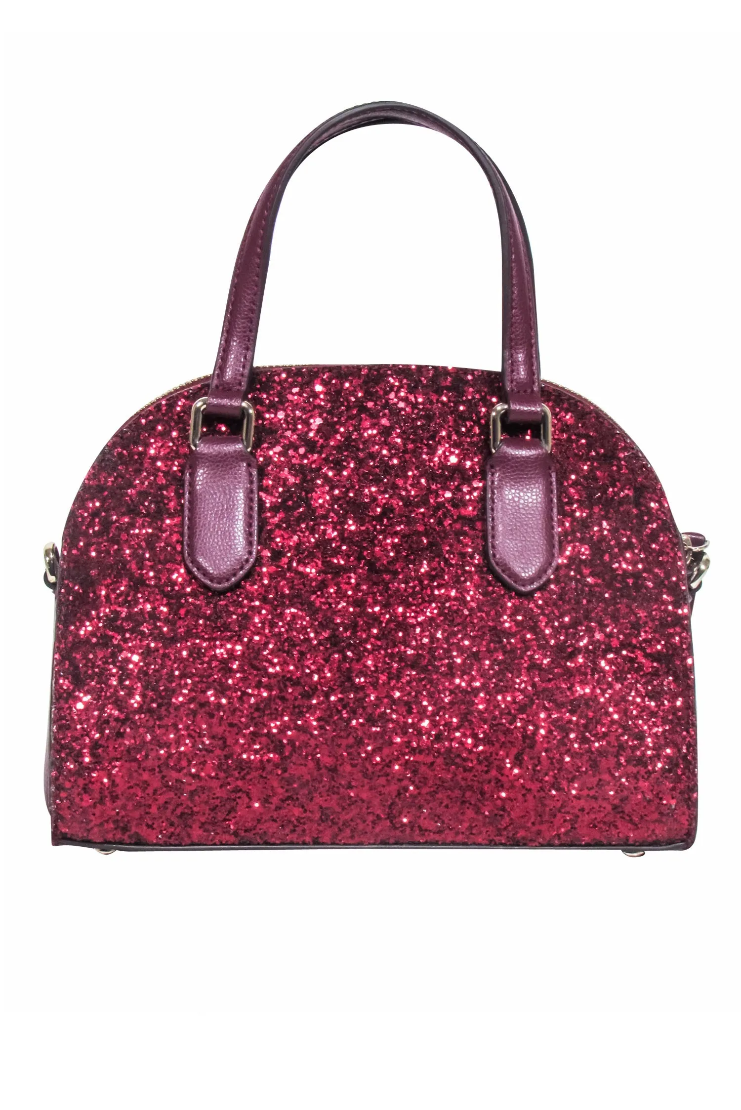 Kate Spade - Maroon Glitter Crossbody Bag