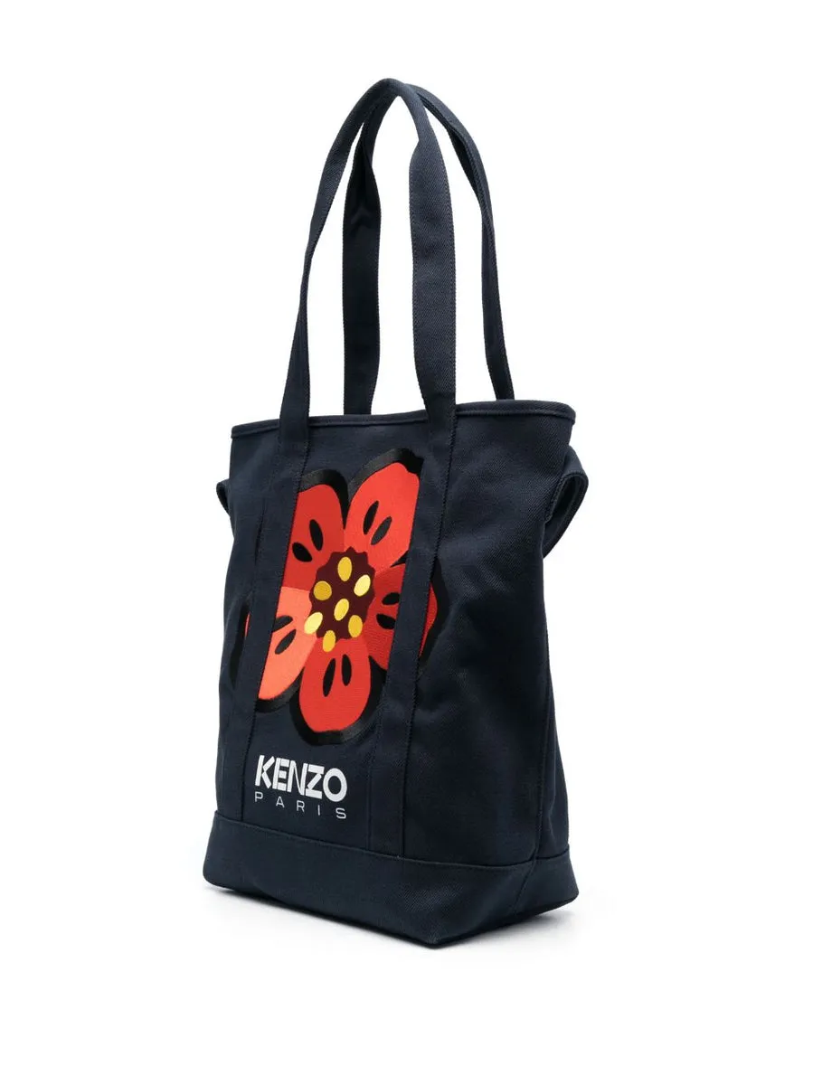 Kenzo    Kenzo Boke Flower Embroidered Tote Bag