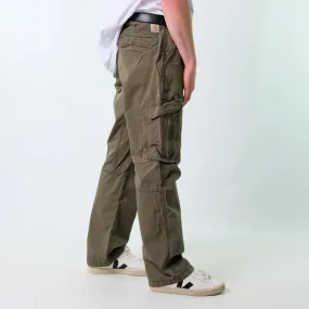 Khaki Green y2ks Carhartt relaxed fit Woven Cargo Pants Baggy Pants (38x32)