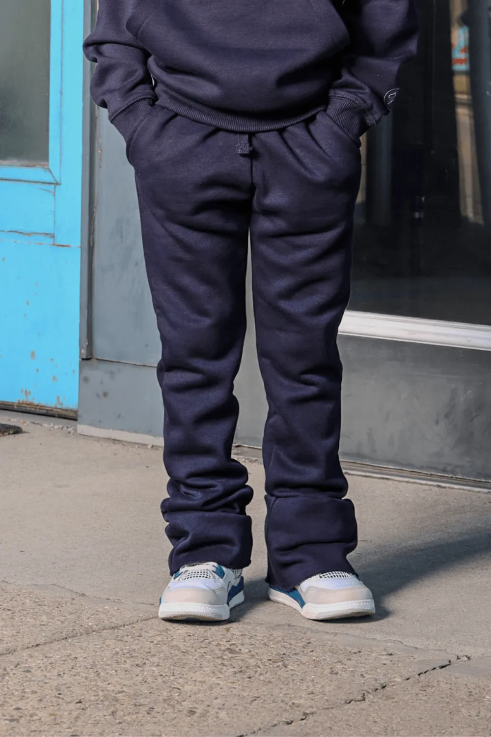 Kids Hoodie Stacked Fleece Bundle (Navy)