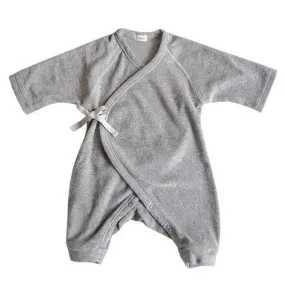 Kids Maki Baby Terry Hadagi Romper - Grey